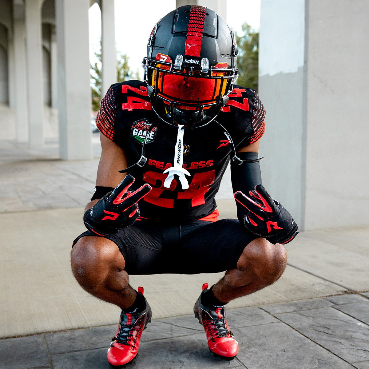 Shadow the Hedgehog Football Gloves - VPS5 by Phenom Elite Phenom Elite Brand