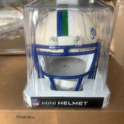 Seattle Seahawks Mini Speed Football Helmet RETRO - NFL Break4Sports & Collectibles, LLC