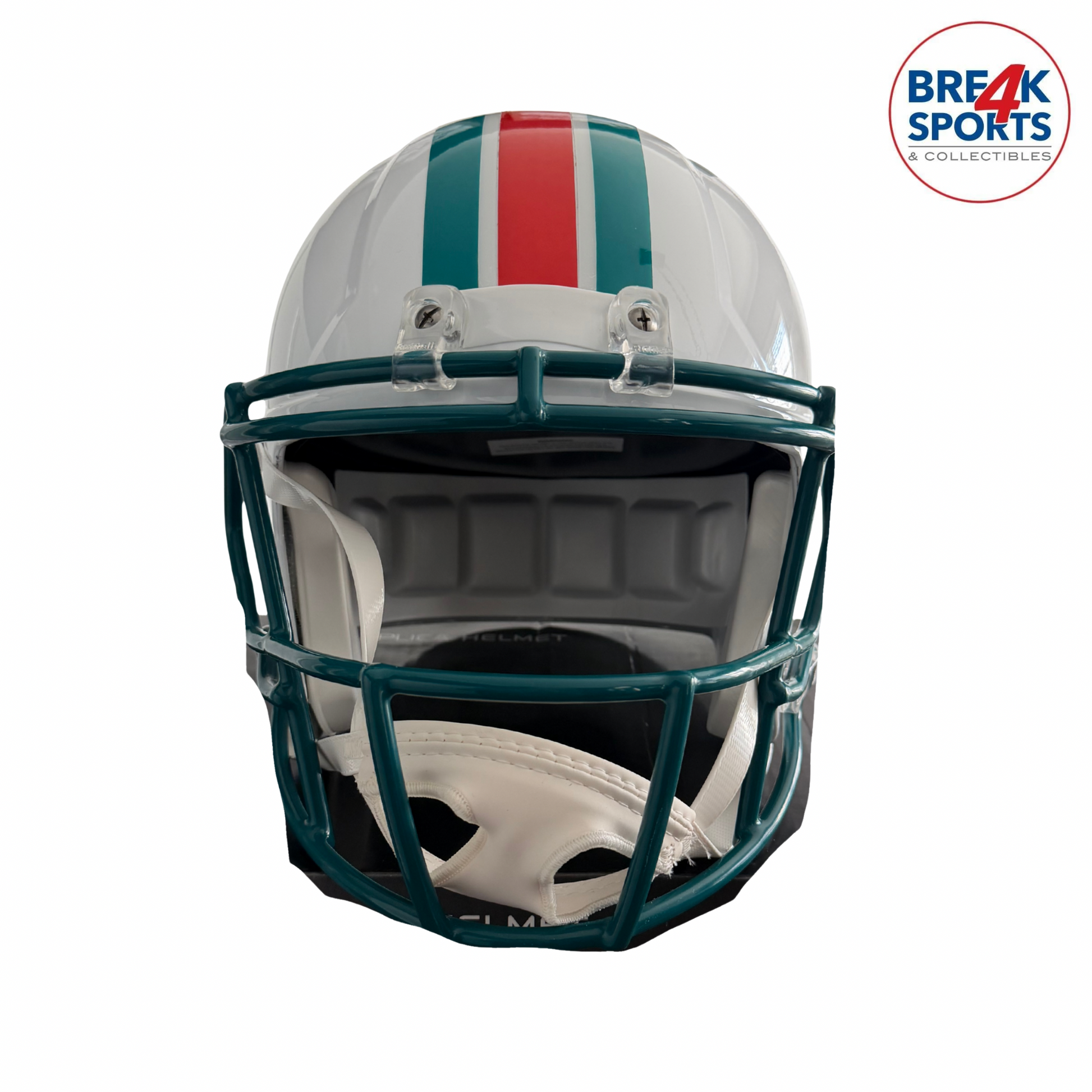 Miami Dolphins Full Size 1980 to 1996 Speed Replica Throwback Helmet - NFL Break4Sports & Collectibles, LLC