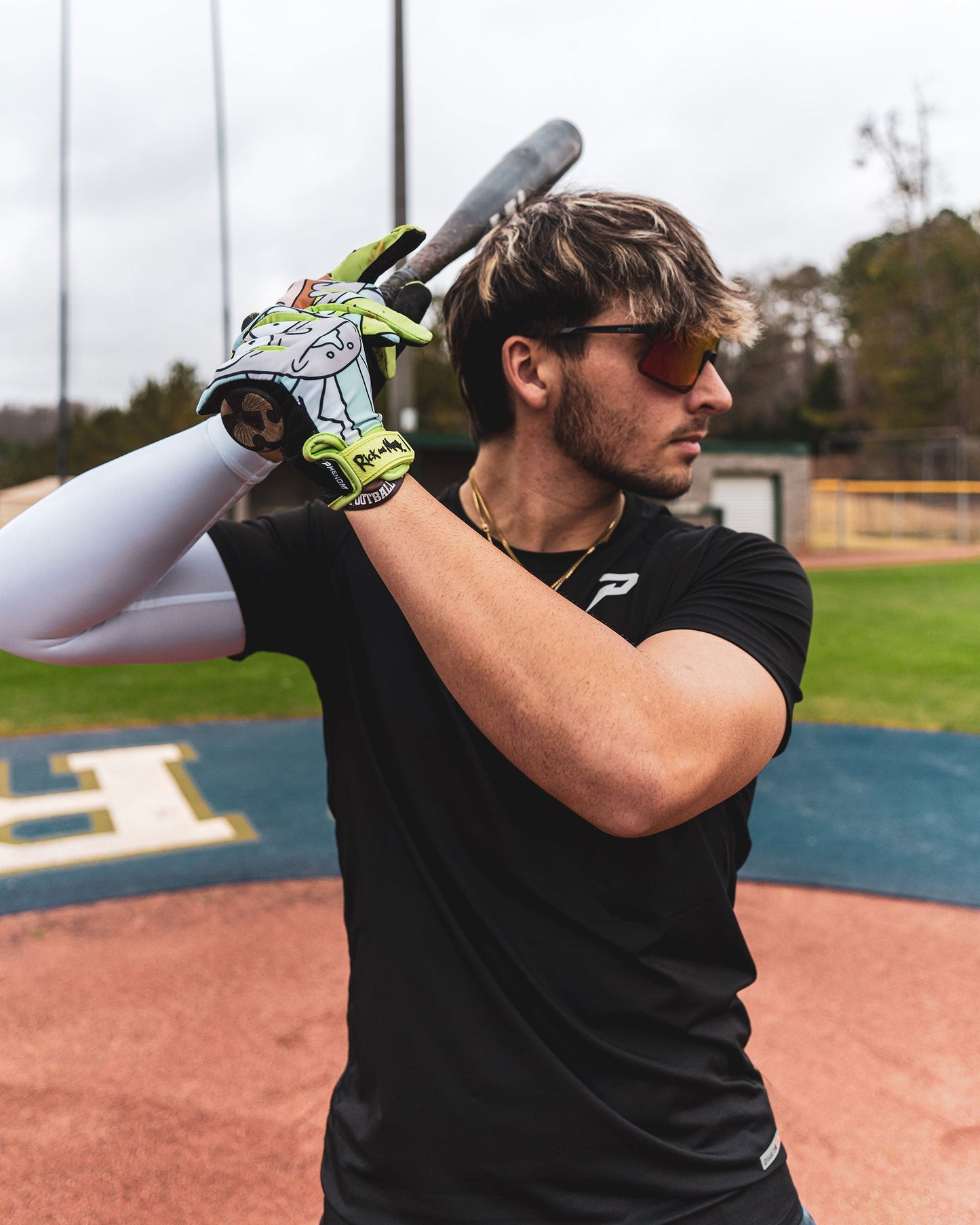 Rick and Morty Batting Gloves - Quantum Orbit by Phenom Elite Phenom Elite Brand