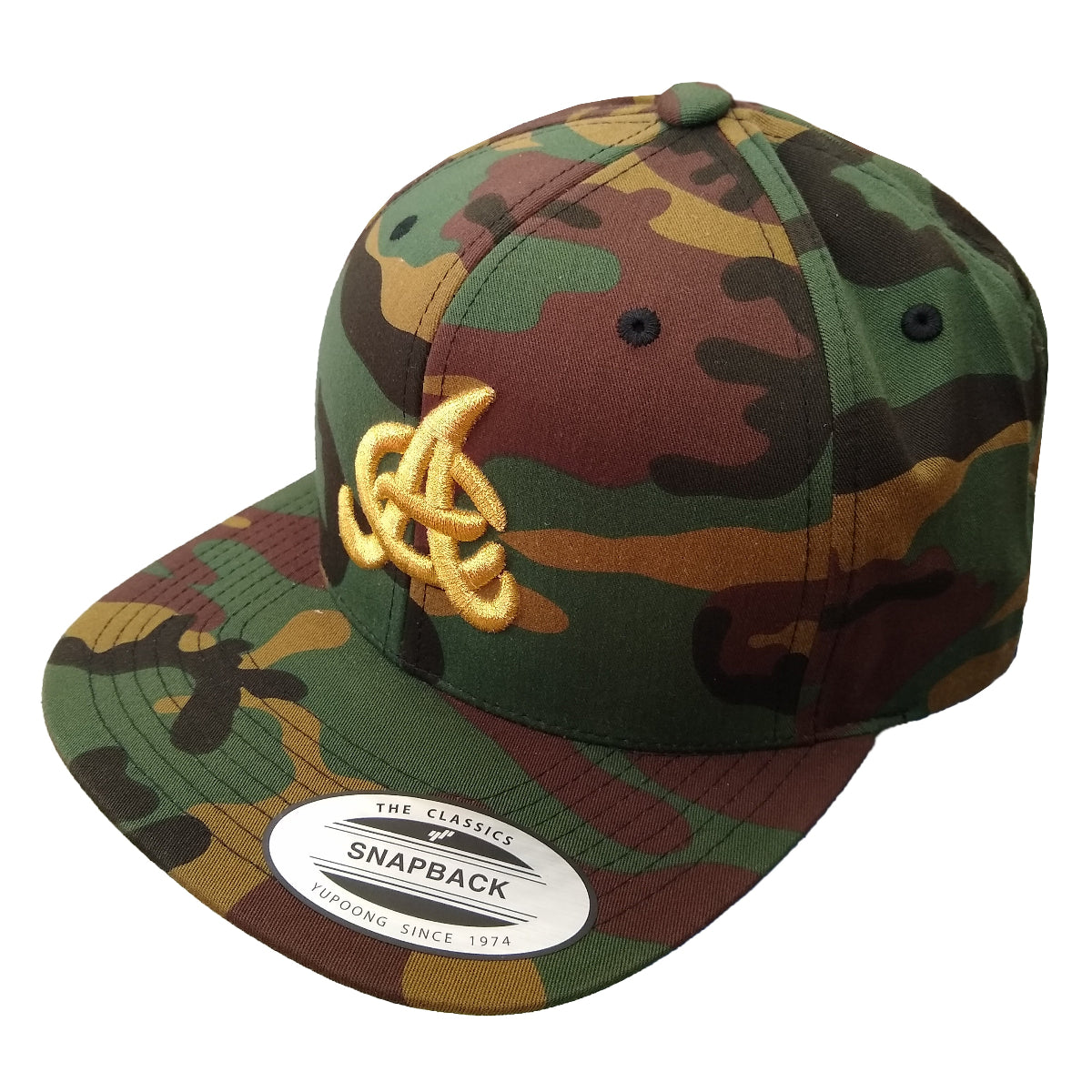 Aguilas Cibaeñas Embroidered SnapBack Camouflage Hat Peligro Sports