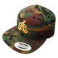 Aguilas Cibaeñas Embroidered SnapBack Camouflage Hat Peligro Sports