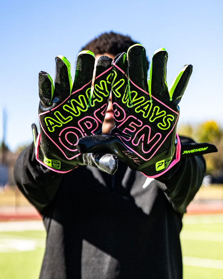 Always Open Football Gloves - VPS5 by Phenom Elite Phenom Elite Brand