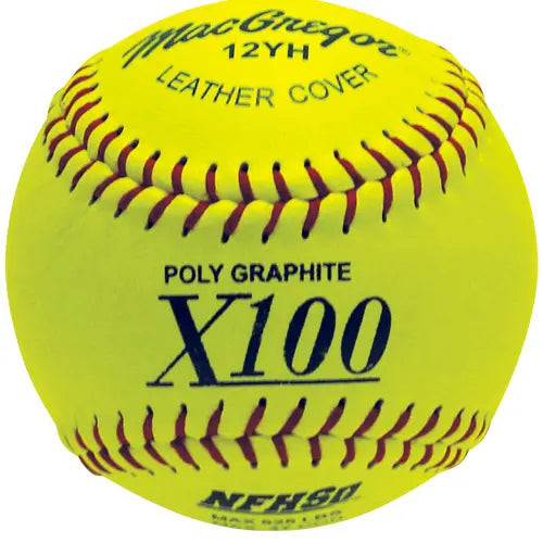 MacGregor NFHS FastPitch Leather Softball, 12-inch (One Dozen) - MCI SPORTS