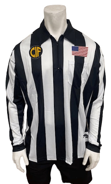 Honig's California Interscholastic Federation [CIF] 2.25" Striped Long Sleeve Football/Lacrosse Shirt Honig's