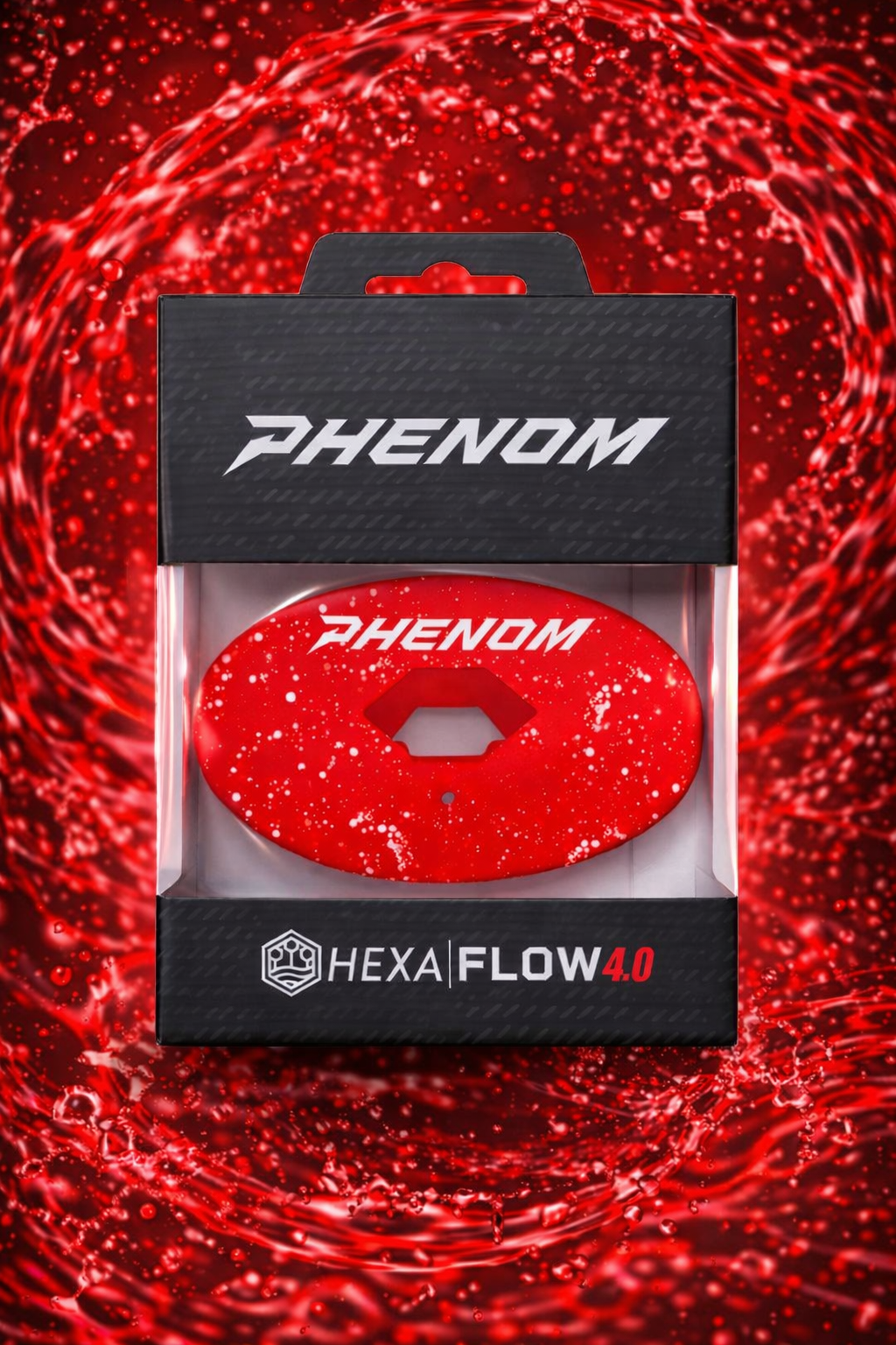 Hexa-Flow: 'Cherry' Mouthguard Phenom Elite Brand