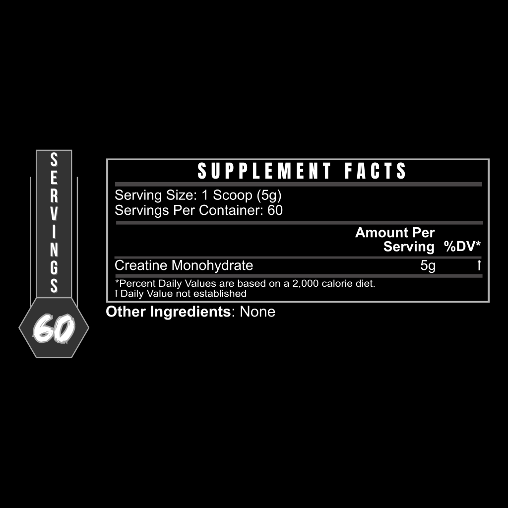 CREATINE MONOHYDRATE BLACKLABEL Supplements