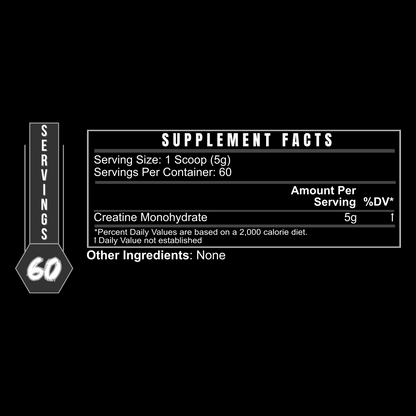 CREATINE MONOHYDRATE BLACKLABEL Supplements