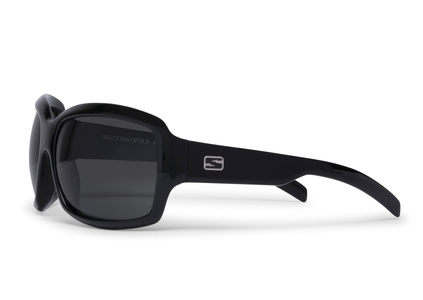 Serena Gloss Black Skeleton Optics