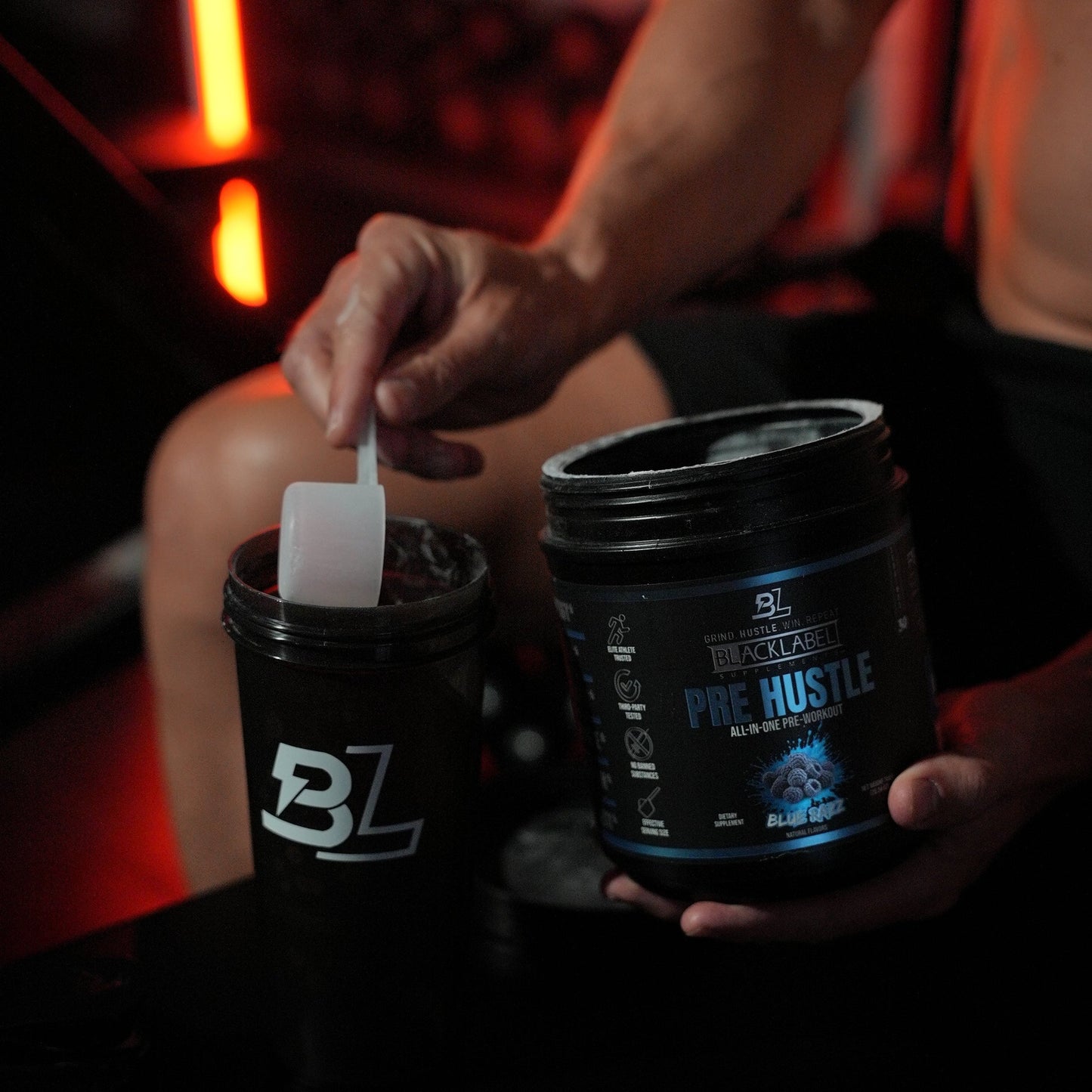 PRE HUSTLE V3 BLACKLABEL Supplements