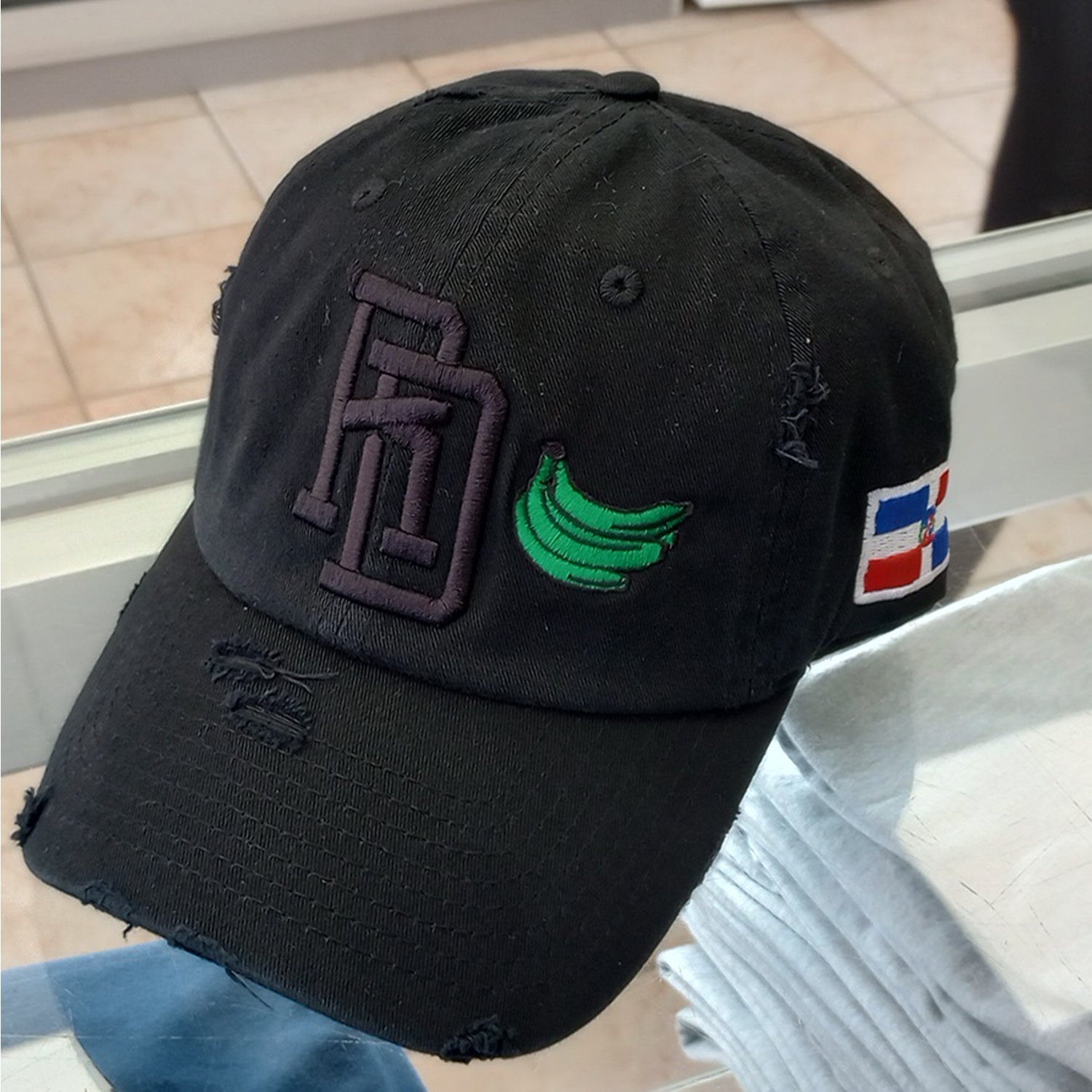 Vintage Black Cap - RD Platano Power Peligro Sports