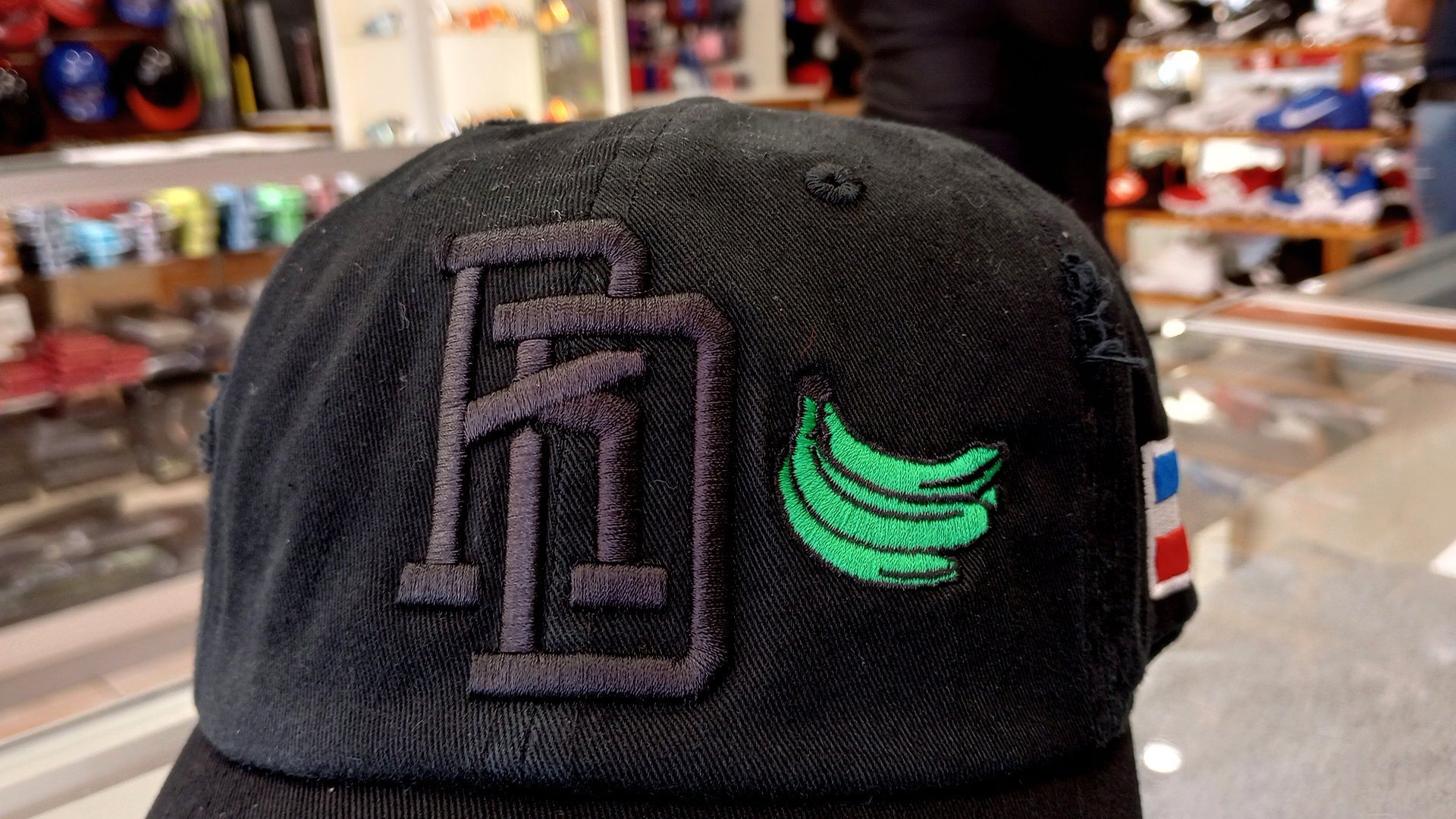 Vintage Black Cap - RD Platano Power Peligro Sports