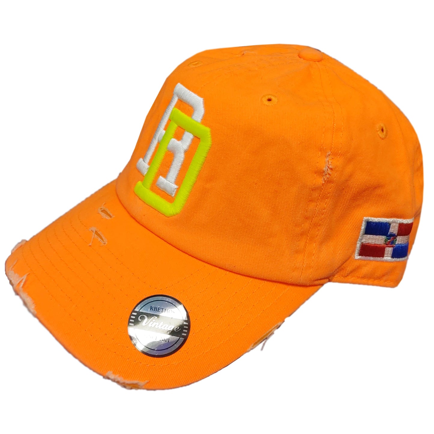 Vintage Adjustable Dominican Embroidered RD Hats Peligro Sports