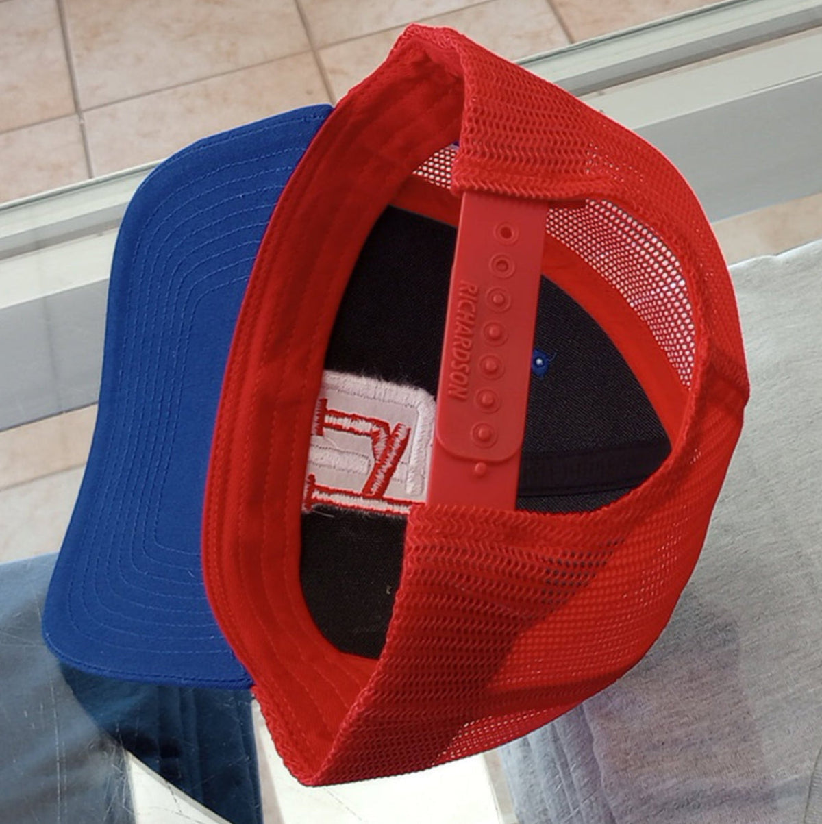 Dominican Republic SnapBack Mesh Royal Red Cap RD Peligro Sports