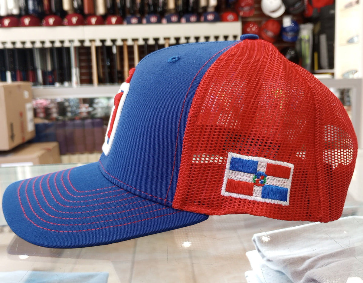 Dominican Republic SnapBack Mesh Royal Red Cap RD Peligro Sports