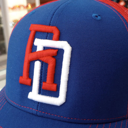 Dominican Republic SnapBack Mesh Royal Red Cap RD Peligro Sports