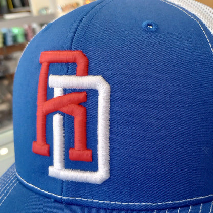 Dominican Republic SnapBack Mesh Royal Red Cap RD Peligro Sports