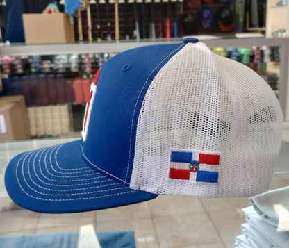 Dominican Republic SnapBack Mesh Royal Red Cap RD Peligro Sports