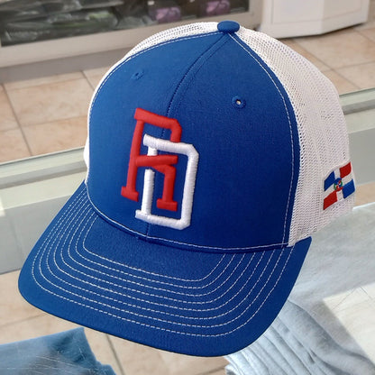 Dominican Republic SnapBack Mesh Royal Red Cap RD Peligro Sports