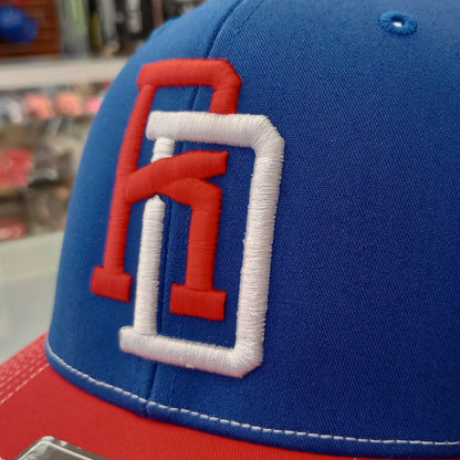 Dominican Republic SnapBack Mesh Royal Red Cap RD Peligro Sports