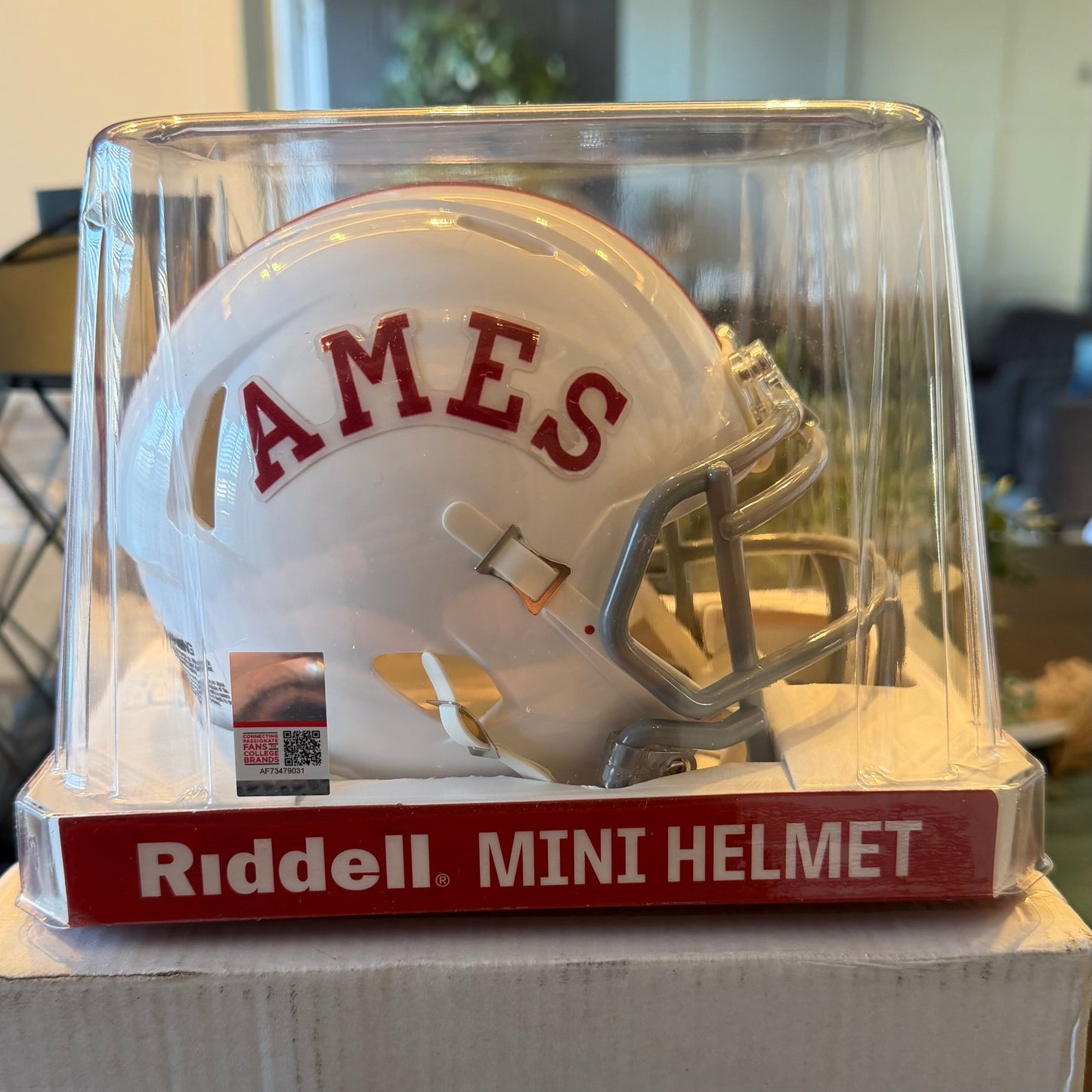 Iowa State Cyclones NCAA Mini Speed Football Helmet AMES- NCAA Break4Sports & Collectibles, LLC