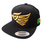 Embroidered Eagle and flag Mexico SLIM LOGO SnapBack hat Peligro Sports