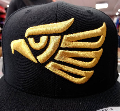 Embroidered Eagle and flag Mexico SLIM LOGO SnapBack hat Peligro Sports