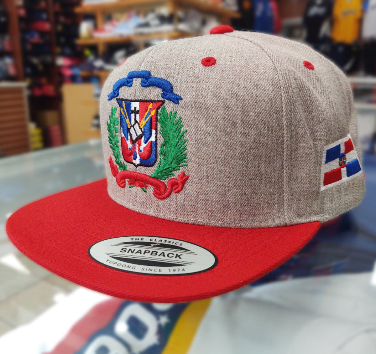 Escudo Republica Dominicana - Dominican Snapback Hat Peligro Sports