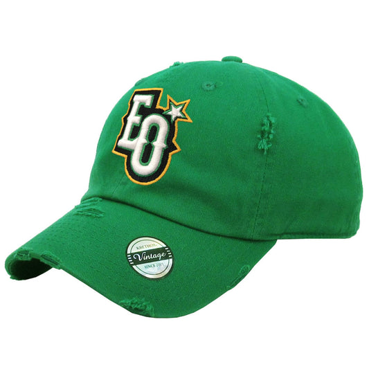 Estrellas Orientales Campeones EO Embroidered Vintage Kelly Green Hat Peligro Sports