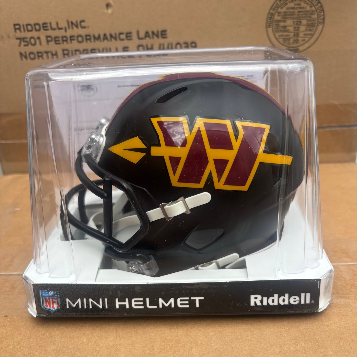 Washington Commanders Riddell Mini Helmet NEW 2026 Hail Raiser - NFL Break4Sports & Collectibles, LLC