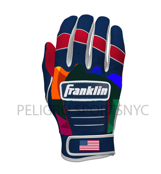 2026 WBC Franklin CFX Pro USA Men’s Batting Gloves – Limited Edition Peligro Sports
