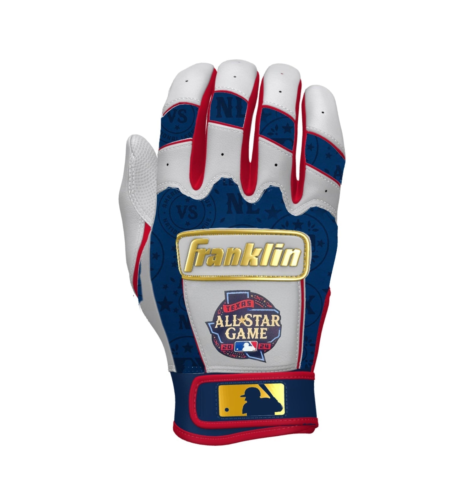 Franklin Adult 2024 MLB All-Star Game CFX Baseball Batting Gloves Peligro Sports