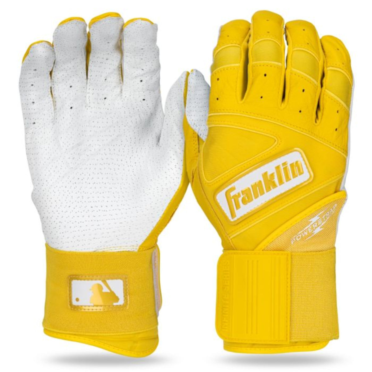 Franklin Infinite Hi-Lite Powerstrap Series Adult Batting Gloves - Long Cuff Peligro Sports