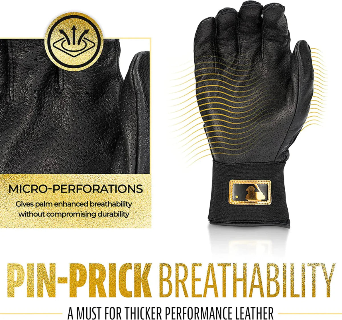 Franklin Infinite Powerstrap Series Adult Batting Gloves - Long Cuff Peligro Sports