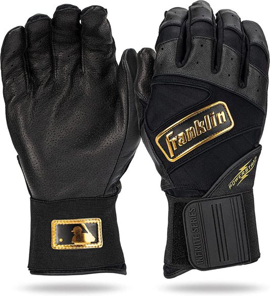 Franklin Infinite Powerstrap Series Adult Batting Gloves - Long Cuff Peligro Sports