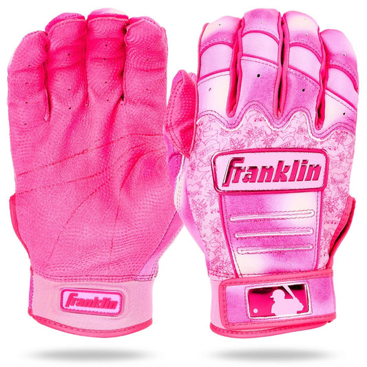 Franklin Pink “Mom” Batting Gloves – Cabretta Leather, Limited Edition Mother’s Day Tribute Peligro Sports