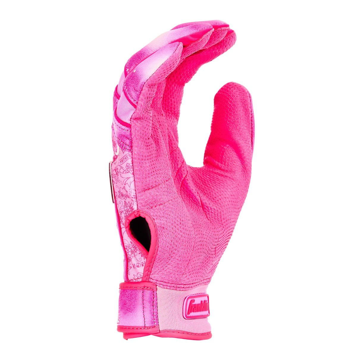 Franklin Pink “Mom” Batting Gloves – Cabretta Leather, Limited Edition Mother’s Day Tribute Peligro Sports