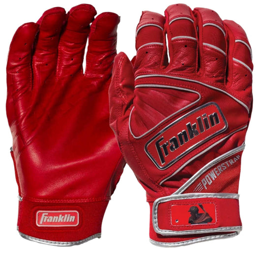 Franklin Powerstrap Chrome Batting Gloves - (20493F) Peligro Sports