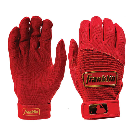 Franklin Pro Classic Batting Glove - Red/Gold Peligro Sports