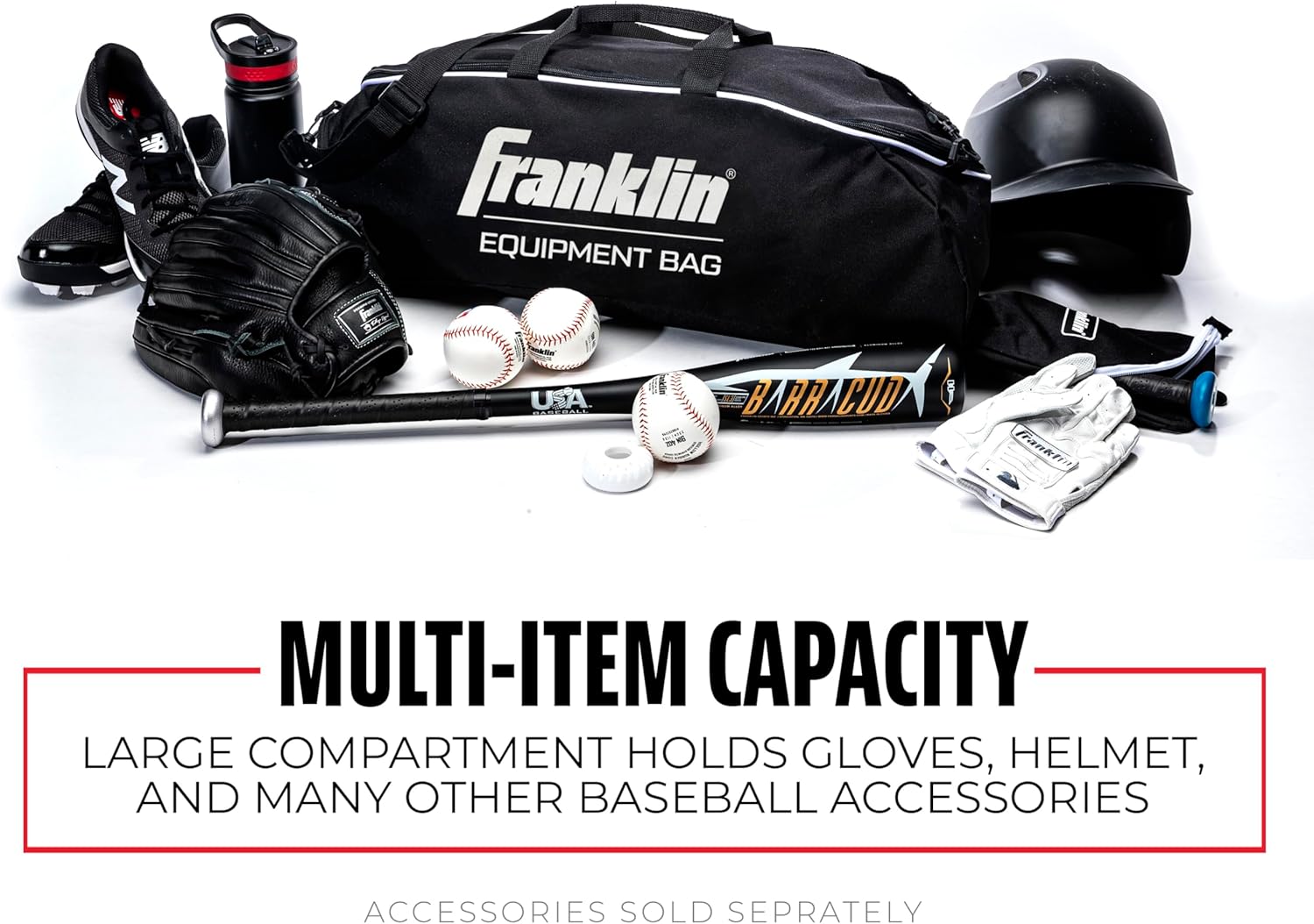 Franklin Sports Junior Baseball Equipment Bag - Stay Organized On and Off the Field Peligro Sports
