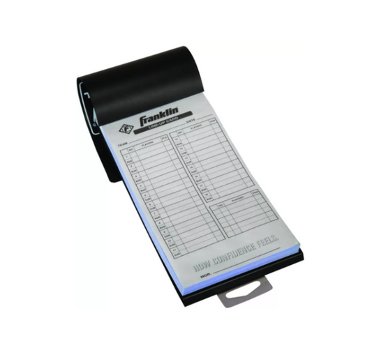 Franklin Sports MLB Baseball/Softball Line-Up Cards – 25-Game Book with Holder Peligro Sports
