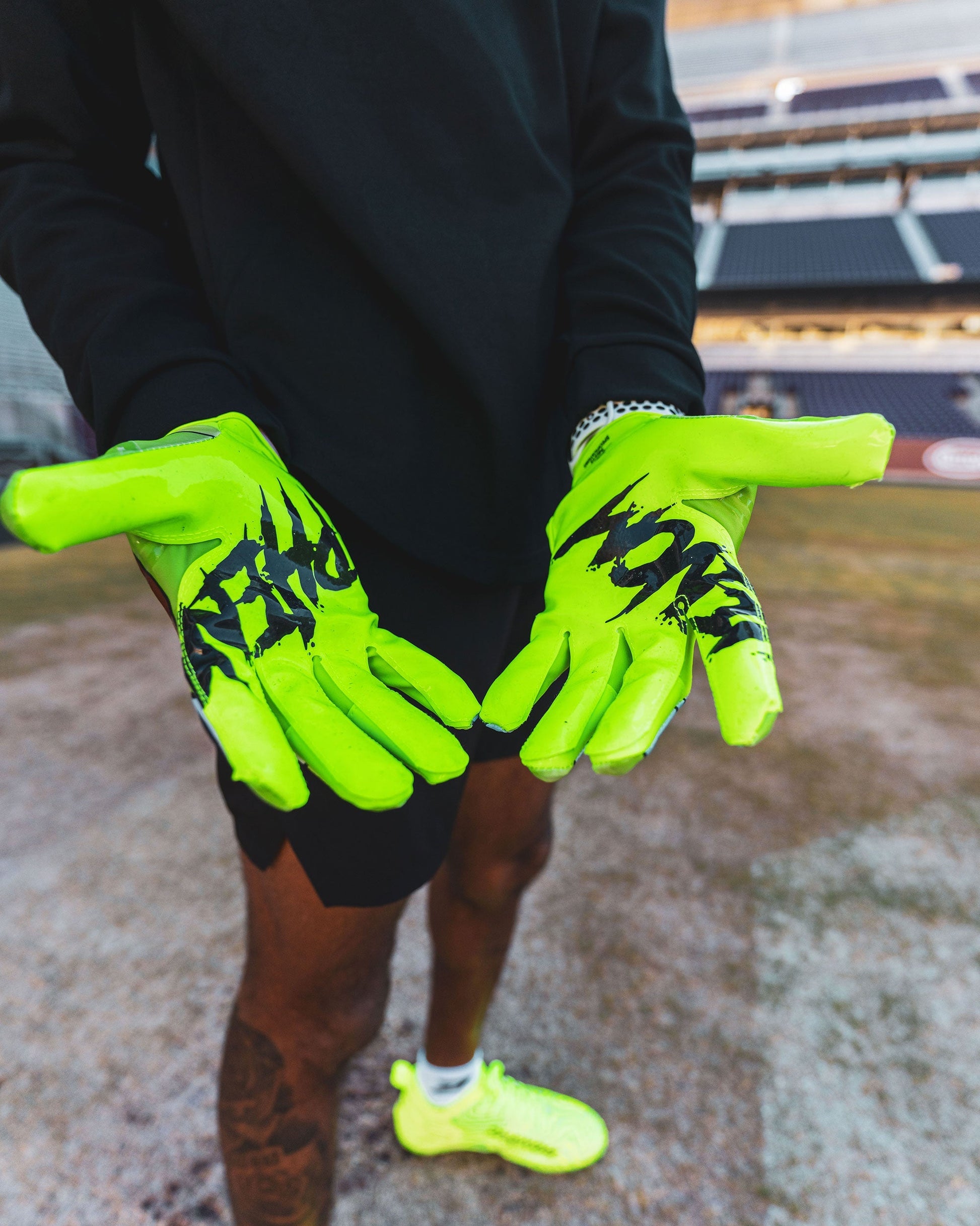 Phenom Elite Rick and Morty Football Gloves - VPS1 Phenom Elite Brand