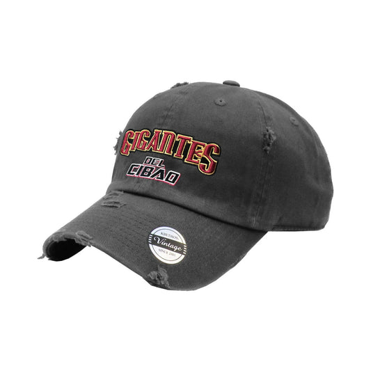 Gigantes del Cibao Embroidered Vintage Gray Hat Peligro Sports