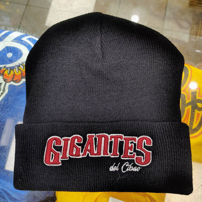 Gigantes del Cibao Beanie black hat Peligro Sports