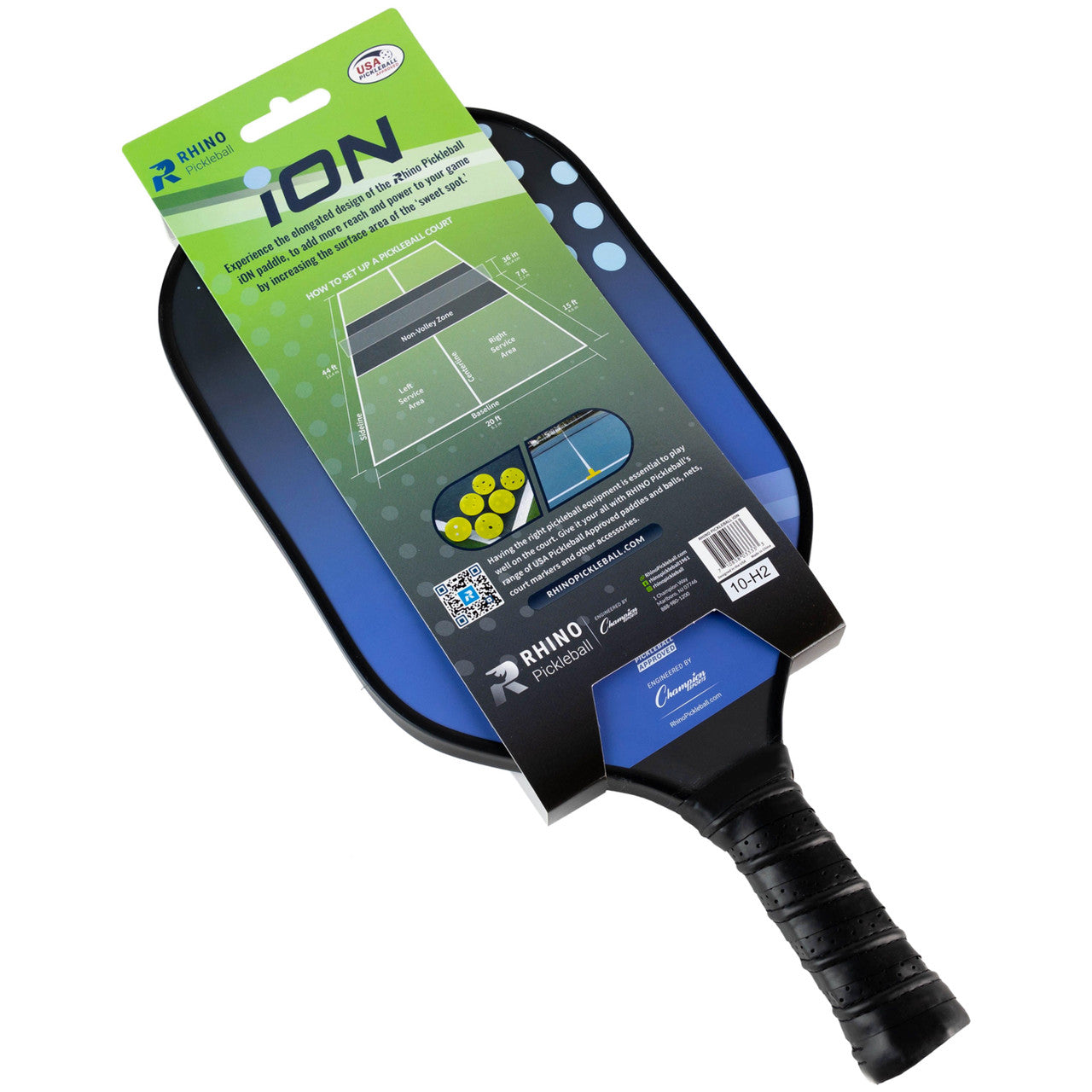 Rhino Ion Pickleball Racquet USA Approved - MCI SPORTS