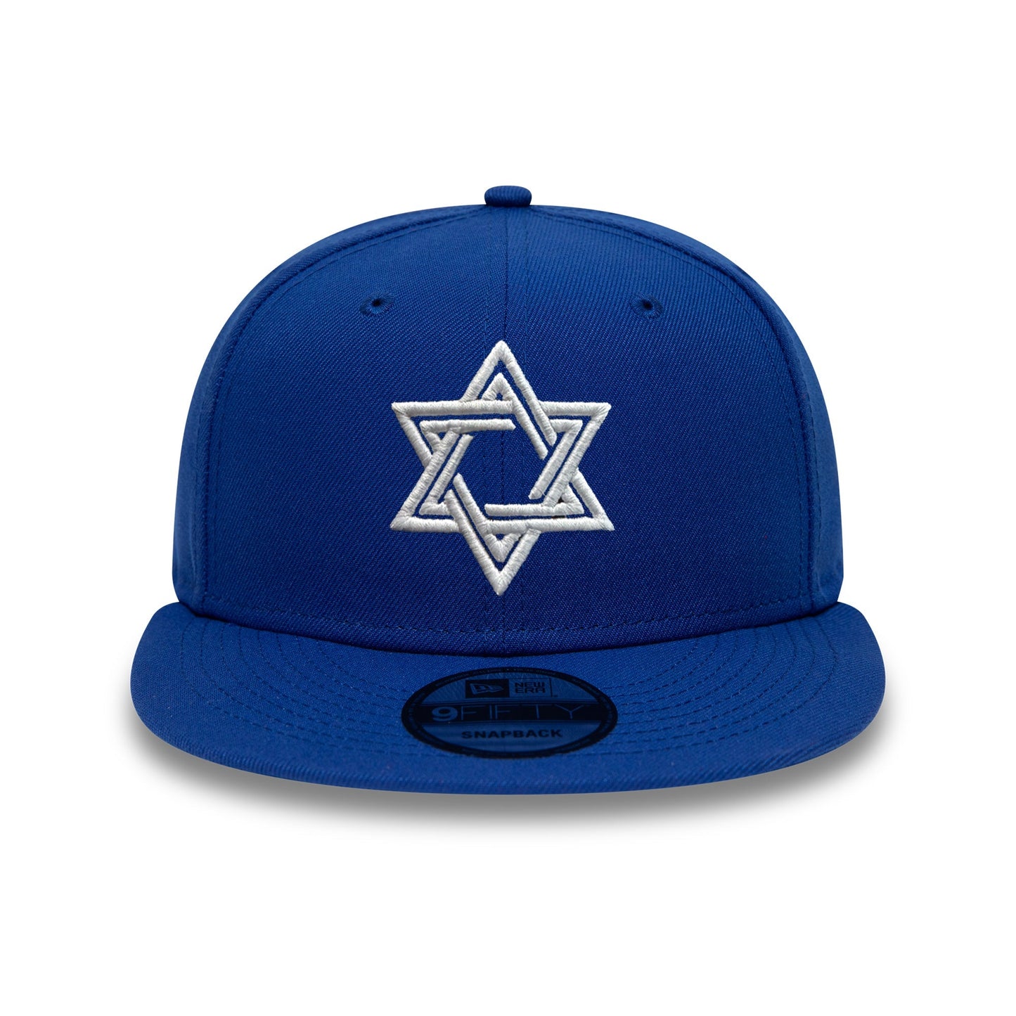 New Era SnapBack Hat with Embroidered Star of David Peligro Sports