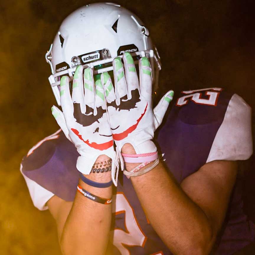 The Officially Licensed Joker Football Gloves - VPS3 by Phenom Elite Phenom Elite Brand