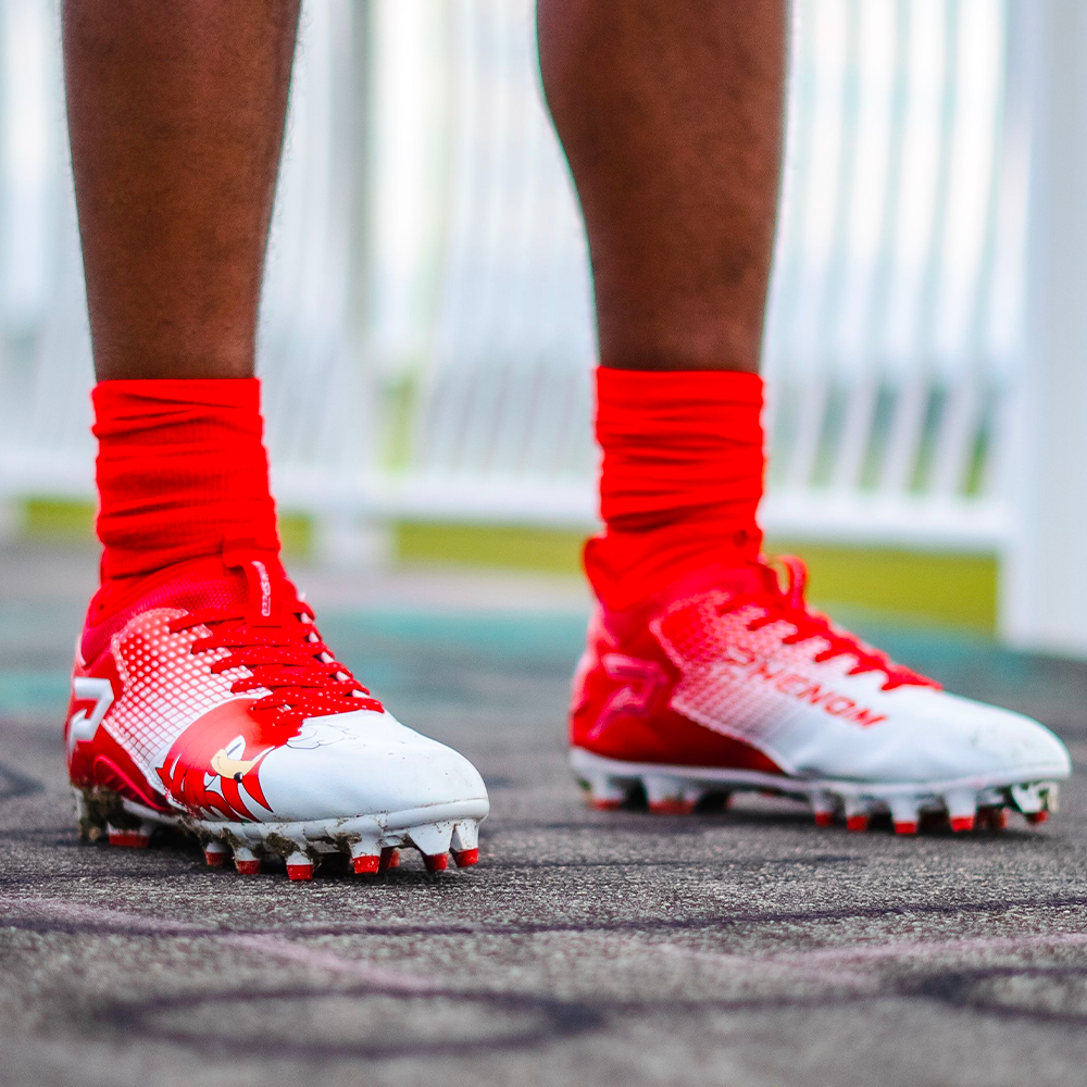 Knuckles the Echidna Football Cleats - by Phenom Elite Phenom Elite Brand
