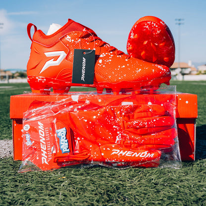 Kool-Aid 'Cherry' Football Cleats - Quantum Speed by Phenom Elite Phenom Elite Brand