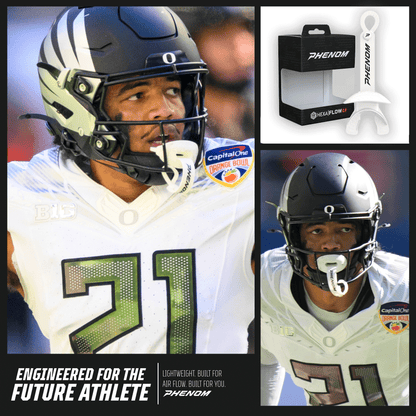 Phenom Elite Hexa-Flow 4.0 Football Mouthguard – Team Color Edition (Adult & Youth) Phenom Elite Brand
